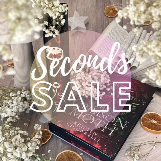 SECONDS SALE - Crimson Moth Sprayed Edge Hardback (UK edition)