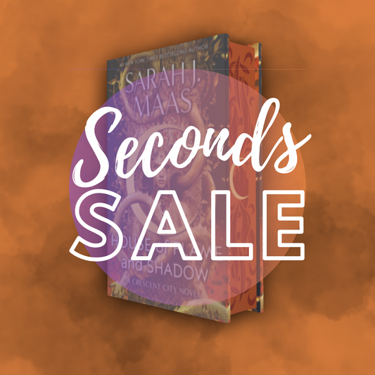 SECONDS SALE - House Of Flame And Shadow Crescent City Sprayed Edge Hardback (UK edition)