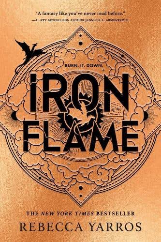 Iron Flame Sprayed Edge Hardback (UK edition)
