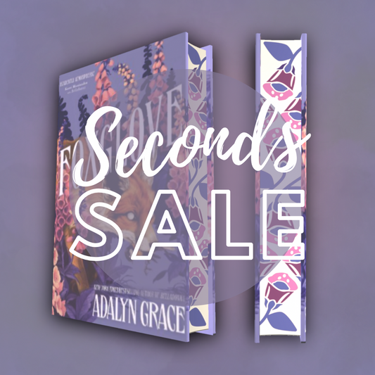 SECONDS SALE - Foxglove Sprayed Edge Hardback (UK edition)