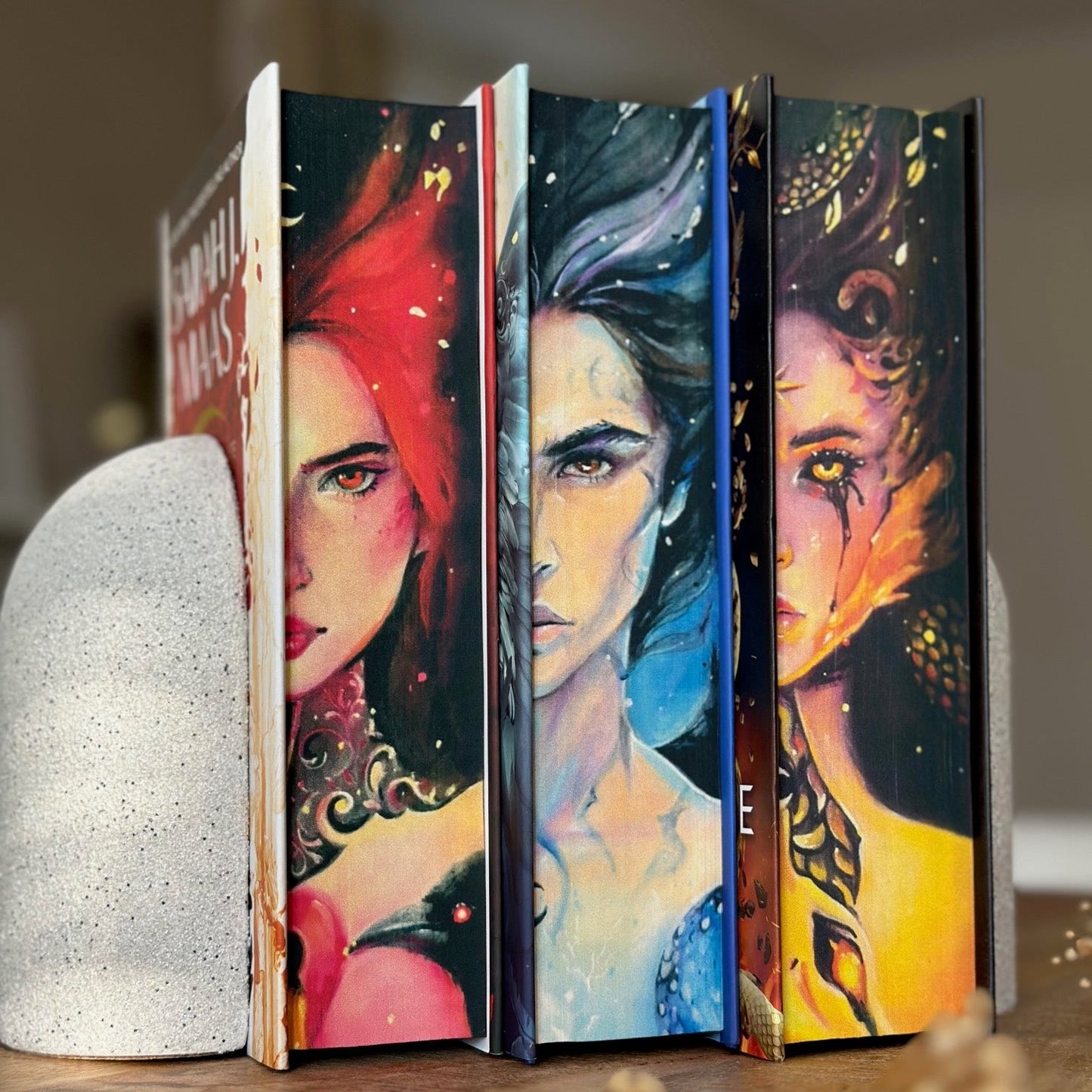 Hanna's Bookpaintings Crescent City Collaboration Bundle Deal Hardback (UK edition)